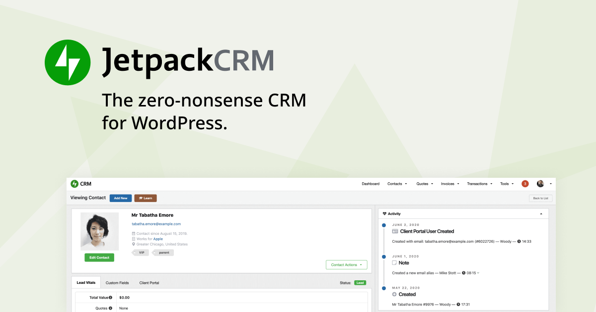 Jetpack CRM