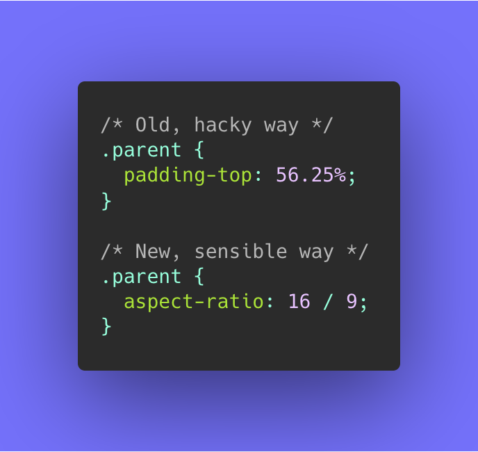 CSS aspect-ratio